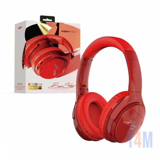 Moxom Wireless Headphones MX-WL40 Red